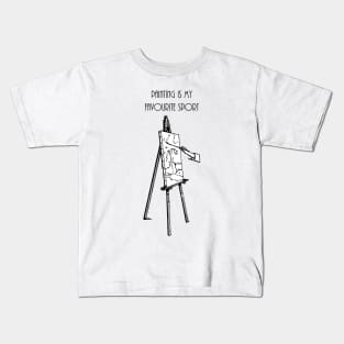 Art is My Favorite Sport Kids T-Shirt